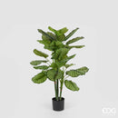 Pianta artificiale CALATHEA BELL con vaso H.115 EDG Enzo De Gasperi