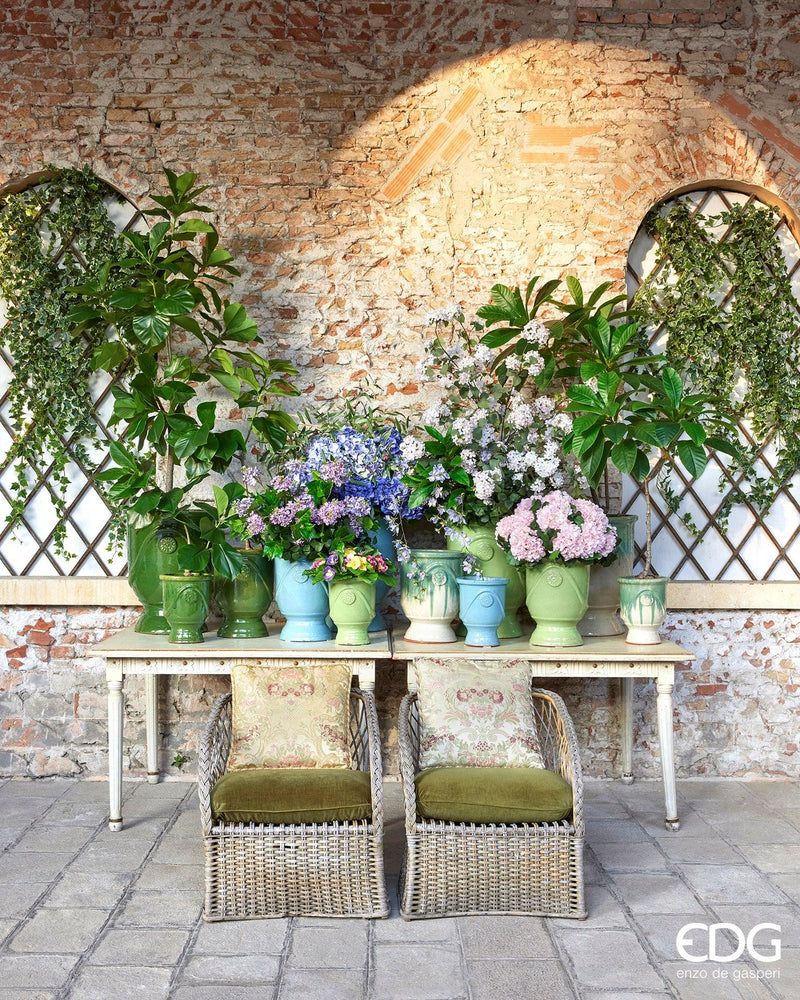 Pianta artificiale ELAEOCARPUS CHIC con vaso By EDG Enzo De Gasperi