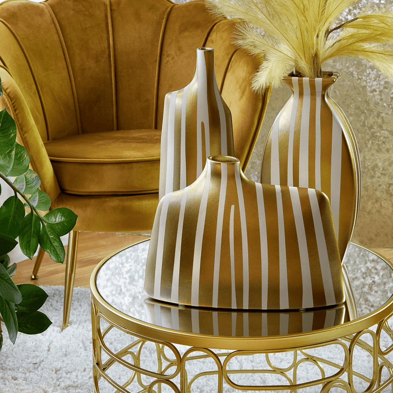 VASO ANFORA "GOLD GRACE" FADE