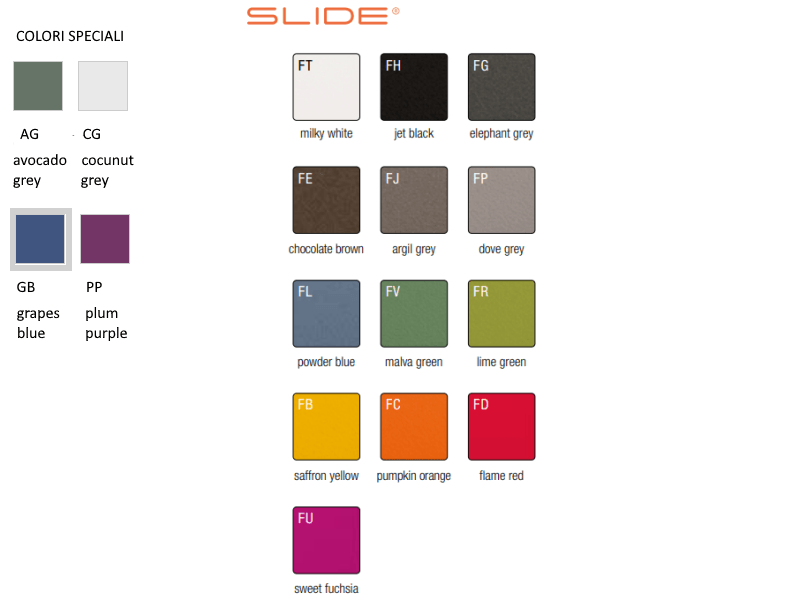 Tavolino AMBROGIO vari colori By Slide