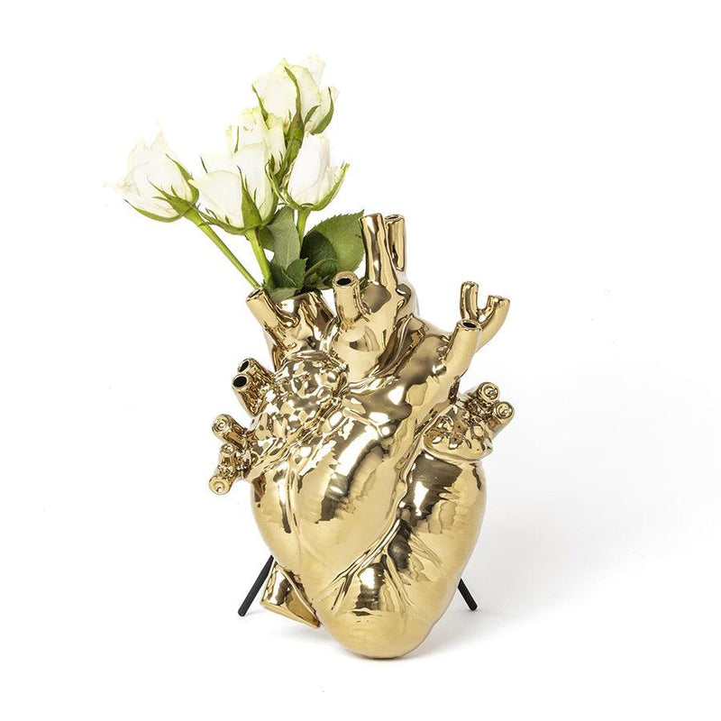 Seletti Vaso Oro Love In Bloom Gold