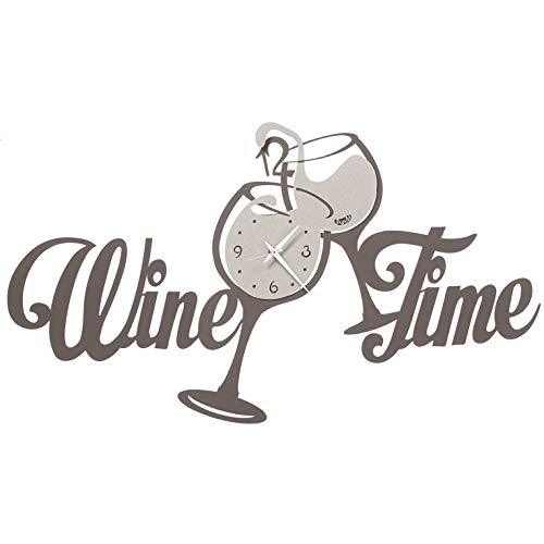 OROLOGIO DA PARETE CON CALICI  "WINE TIME" ARTI E MESTIERI