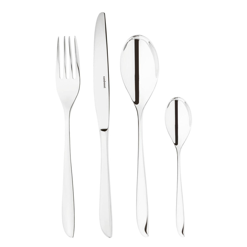 Servizio 24 Posate Monoblocco Inox Leaf Sambonet