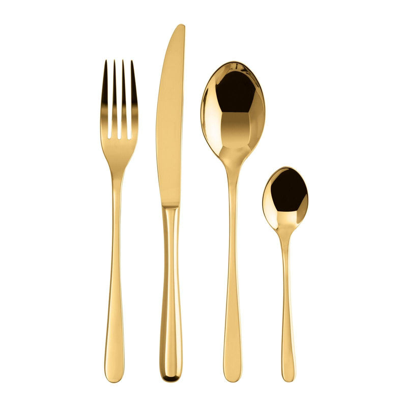 Servizio 24 Posate Monoblocco Taste PVD Gold Sambonet