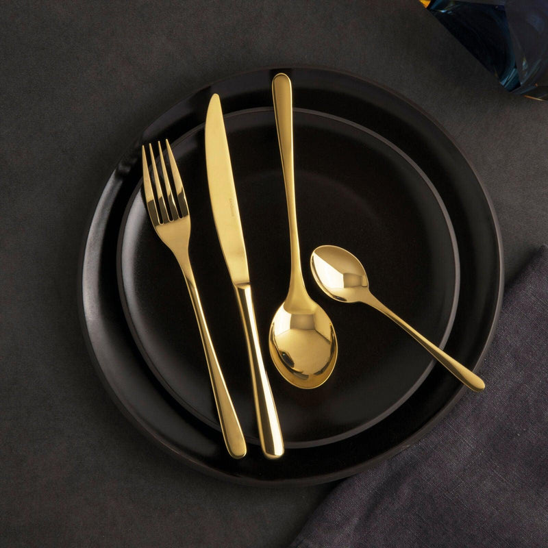 Servizio 24 Posate Monoblocco Taste PVD Gold Sambonet