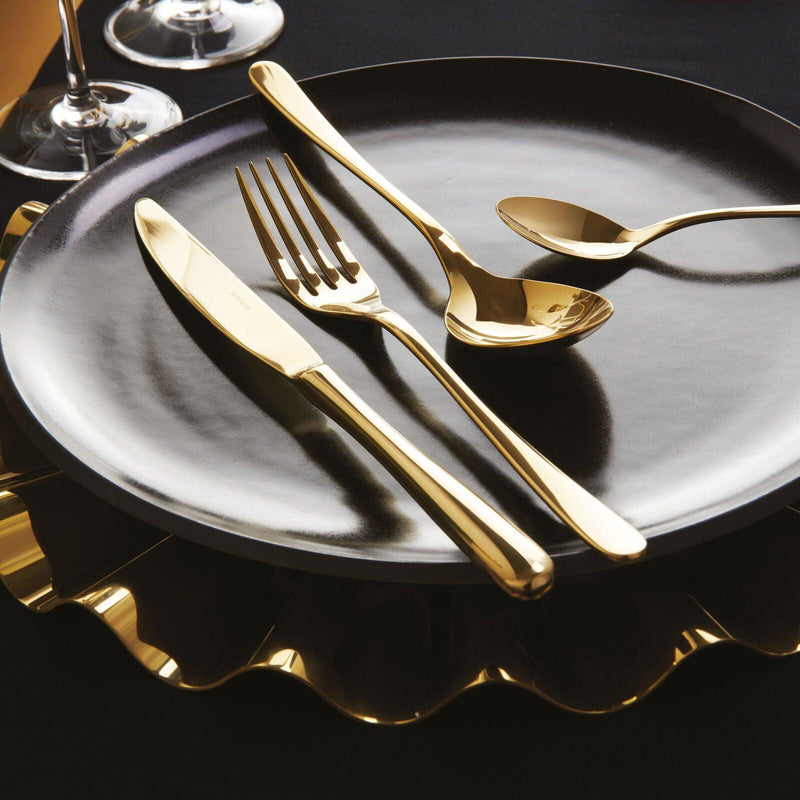 Servizio 24 Posate Monoblocco Taste PVD Gold Sambonet