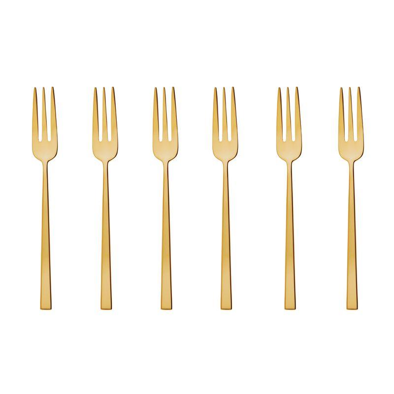 Set forchetta dolce 6 pezzi Rock Gold PVD Sambonet