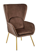 Poltrona PAN-LIVING struttura metallo rivestimento velluto  By Fade