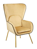 Poltrona PAN-LIVING struttura metallo rivestimento velluto  By Fade