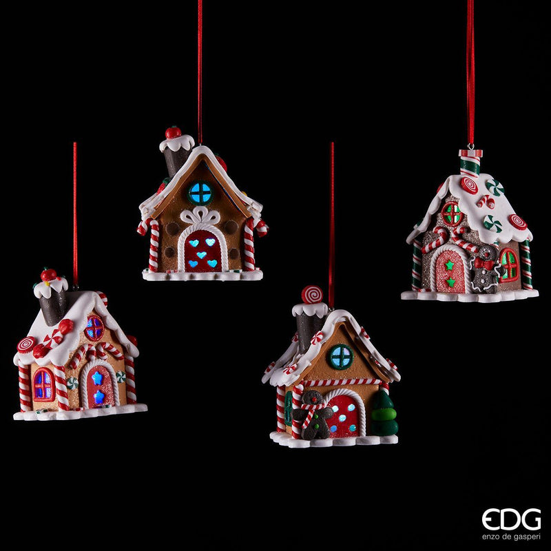 Decorazione Casa di Marzapane con LED  - EDG
