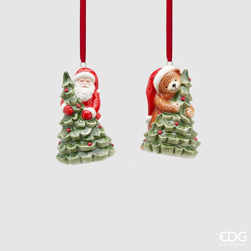 Decoro Albero di Natale in Ceramica - EDG