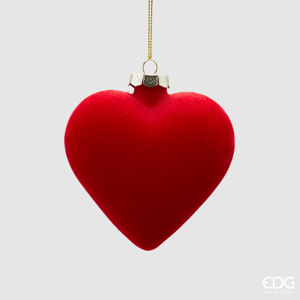 Decoro cuore velluto EDG