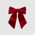 Enzo De Gasperi Fiocco in Velluto 22x26cm Natale 2024