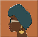 Quadro Lady on brown wall Salvadori arte