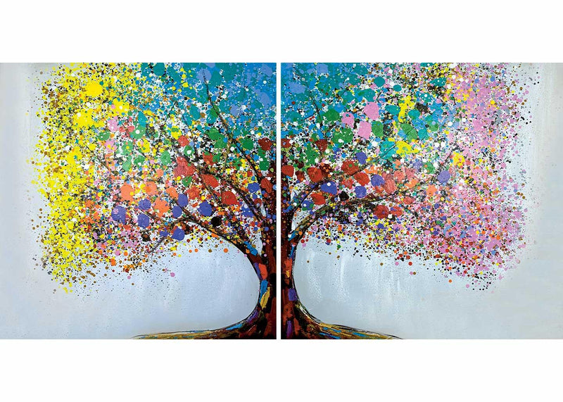Quadro L'altra Metà  200×100 DIPINTO A MANO By AGAVE