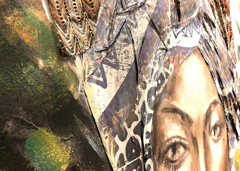 Quadro "La Mia Africa" DIPINTO A MANO By Agave