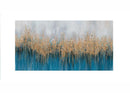Agave | Quadro "Blue Art" Dipinto a mano 150x70 cm.