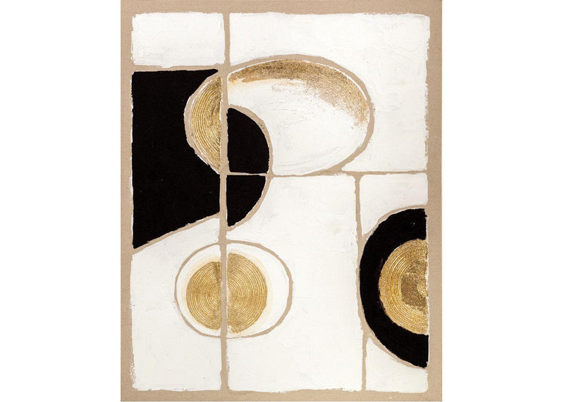 Quadro "Black and Gold 2" Agave