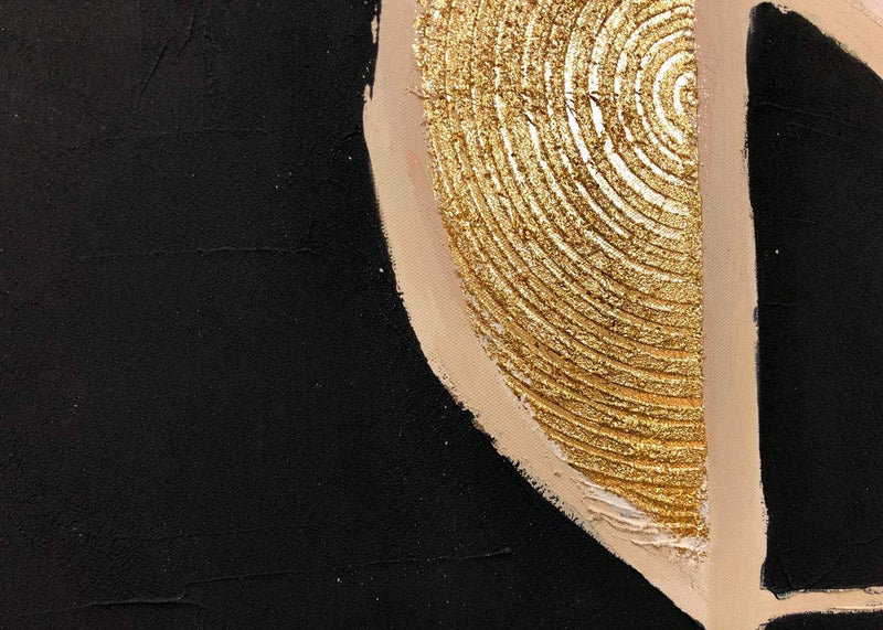 Quadro "Black and Gold 2" Agave