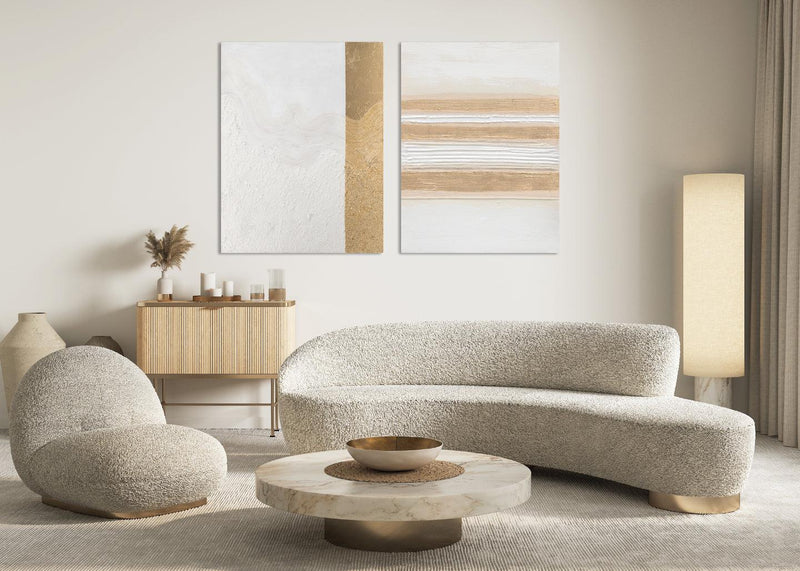 Quadro 90x120 cm. dipinto a mano White Desert Agave