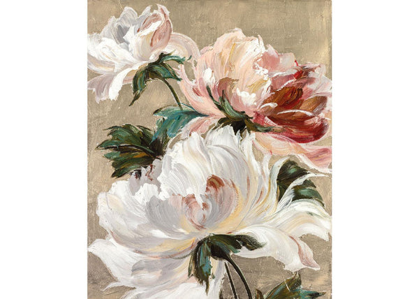 Quadro ELEGANT ROSES  2 da 80×100 DIPINTO A MANO By Agave