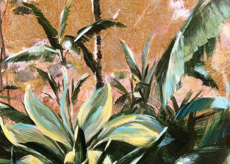 Quadro DIPINTO A MANO Wild da 90x120 AGAVE