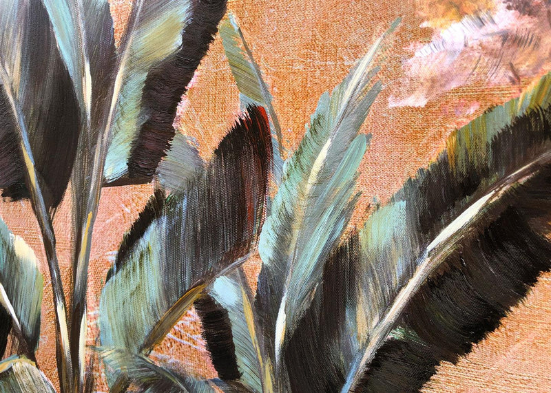 Quadro DIPINTO A MANO Wild da 90x120 AGAVE