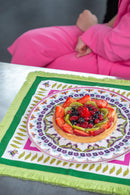 Piatto torta in porcellana Collezione AMAZZONIA  By Baci Milano