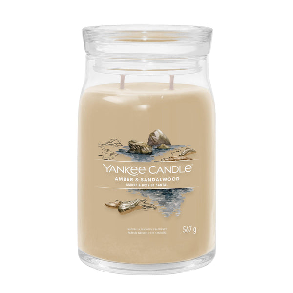 Candela Profumata Amber & Sandalwood Yankee Candle