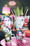 Bottiglia Magnum Porcellana Street Art Baci Milano