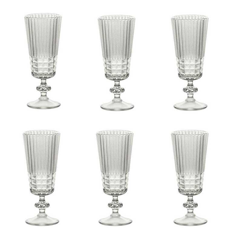 Servizio Set 6 pz. Bicchieri Liquore Chic & Zen Baci Milano