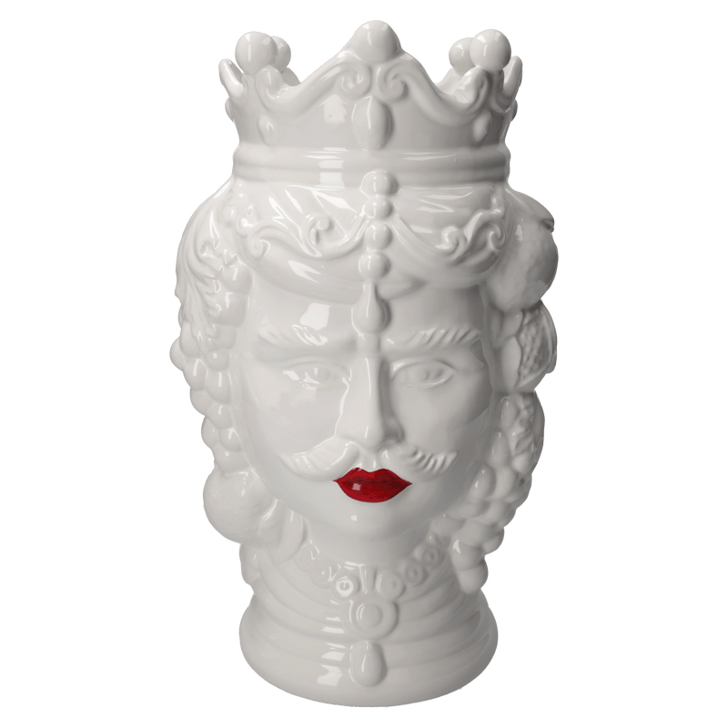 Vaso Testa con Bocca Rossa Mastercraft