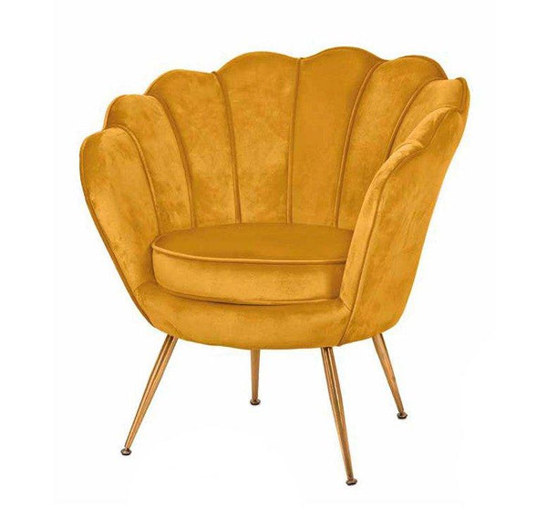 Poltrona Cleopatra Senape Fade