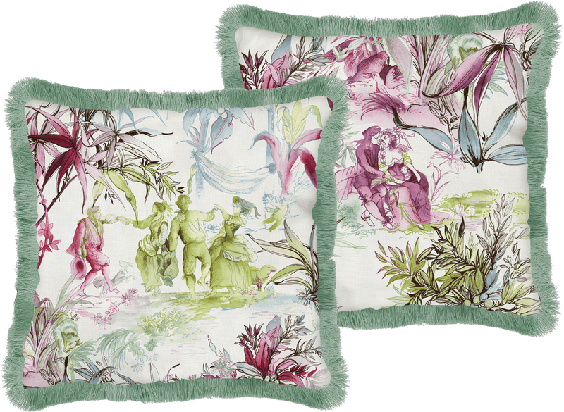 Cuscino cotone Double Face Collezione FIRENZE Baci Milano