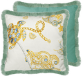 Cuscino quadrato in cotone Double Face Collezione PORTOFINO By Baci Milano
