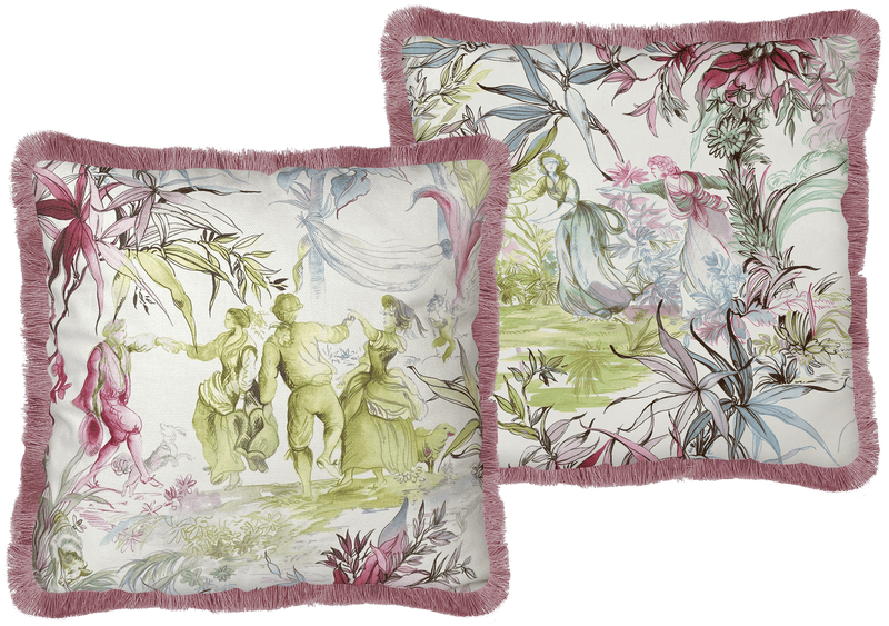 Cuscino cotone Double Face Collezione FIRENZE Baci Milano