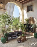 Vaso Bombato Glaze ceramica smaltata Waterproof By EDG Enzo De Gasperi