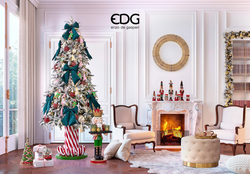 Albero di Natale PINO MERANO INNEVATO H 180 cm EDG