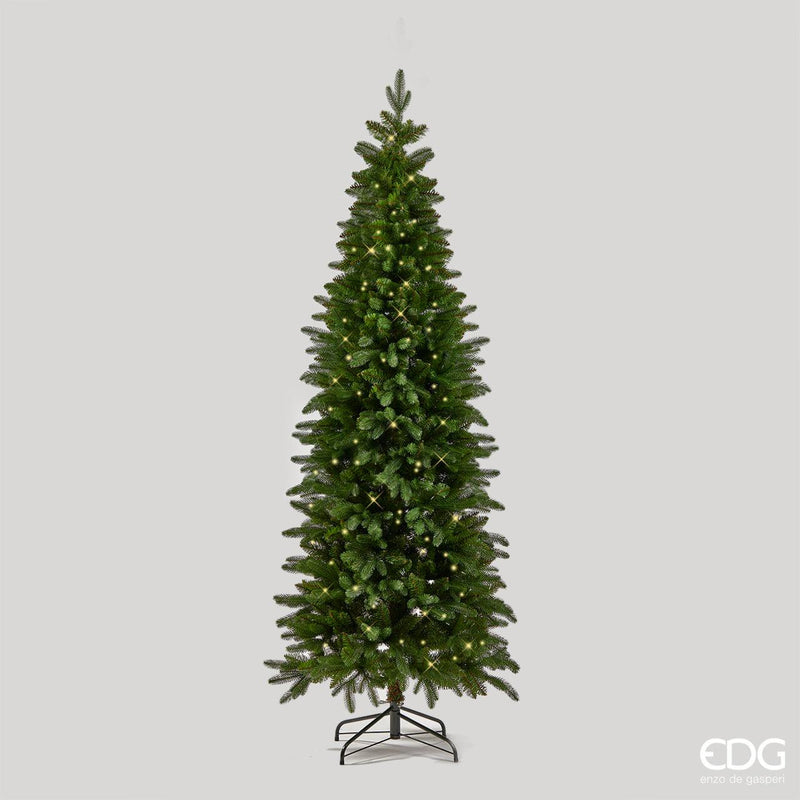 Enzo De Gasperi Albero di Natale Pino SLIM H 210 cm. 480 MiniLED