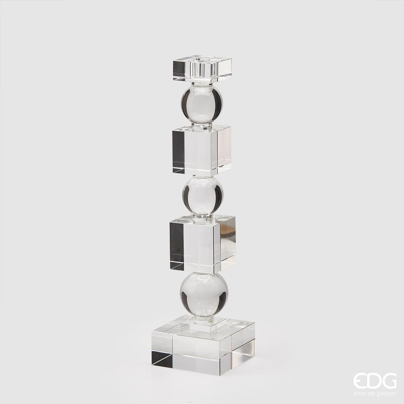 Portacandela Vetro H44Cm Edg Enzo De Gasperi