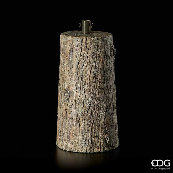 Enzo De Gasperi Base Tronco effetto legno H 65 cm per Albero Di Natale