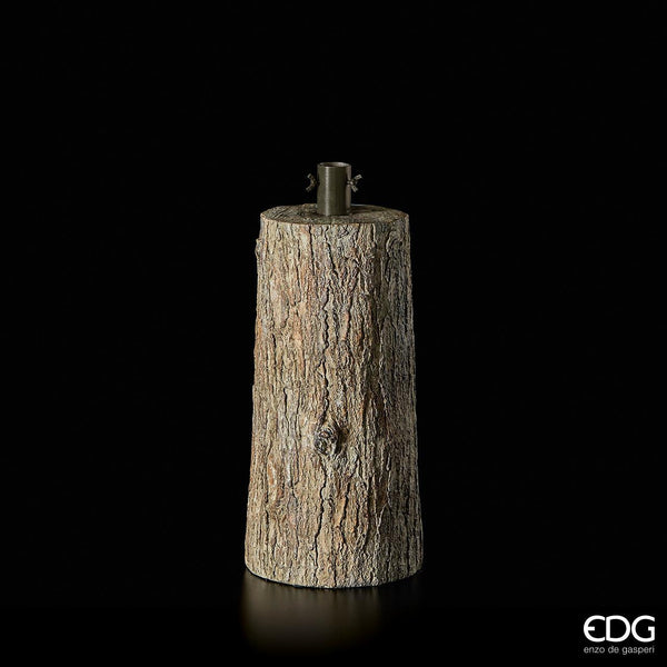 Enzo De Gasperi Base Tronco effetto legno H 55 cm per Albero Di Natale