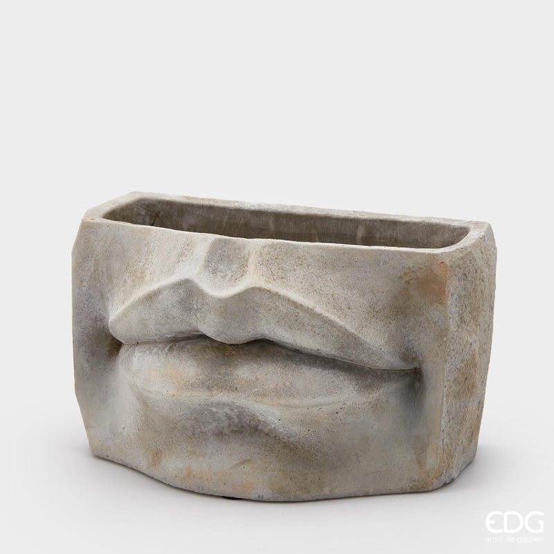 Vaso Labbra cemento Grande Edg Enzo De Gasperi