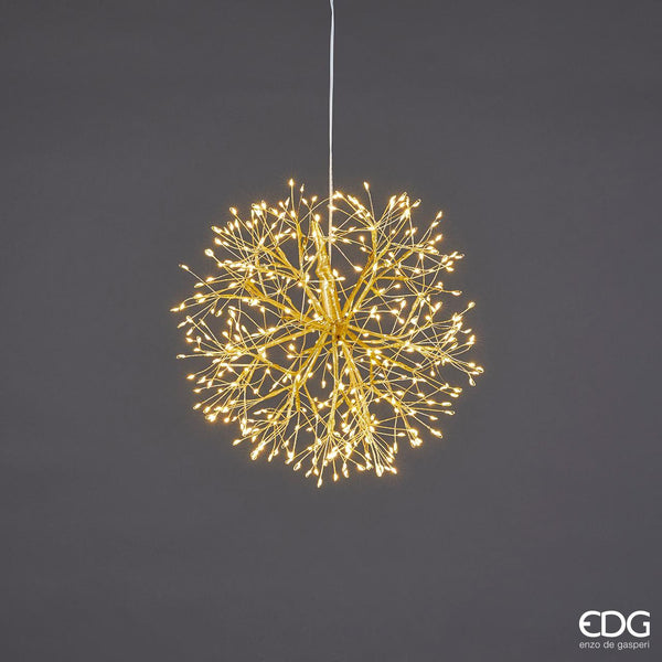 Enzo De Gasperi Palla 384 MicroLED Ciuffi Gold D30cm Natale 2024