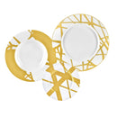 Servizio Piatti Porcellana Graphique  18 pz By Fade