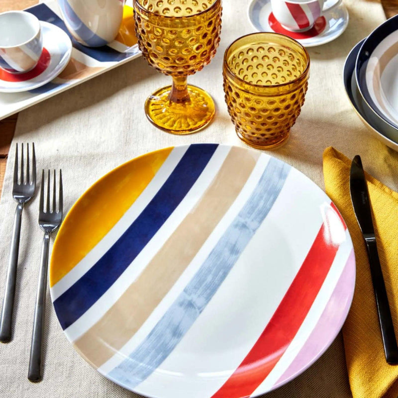 Set servizio piatti tavola in porcellana 18 pz. Novecento By Fade