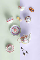 Scatola tonda in porcellana Collezione FIRENZE  By Baci Milano