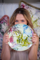 Piatto a servire ovale in porcellana FIRENZE  By Baci Milano