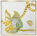 Vassoio gourmet quadrato in porcellana Collezione PORTOFINO By Baci Milano