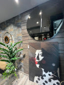 Vessicchio Orologio Specchio da Parete Borea Confort Ø 120 cm. con Led